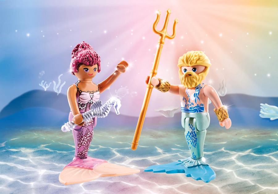 Paquete doble Sirena y Tritón