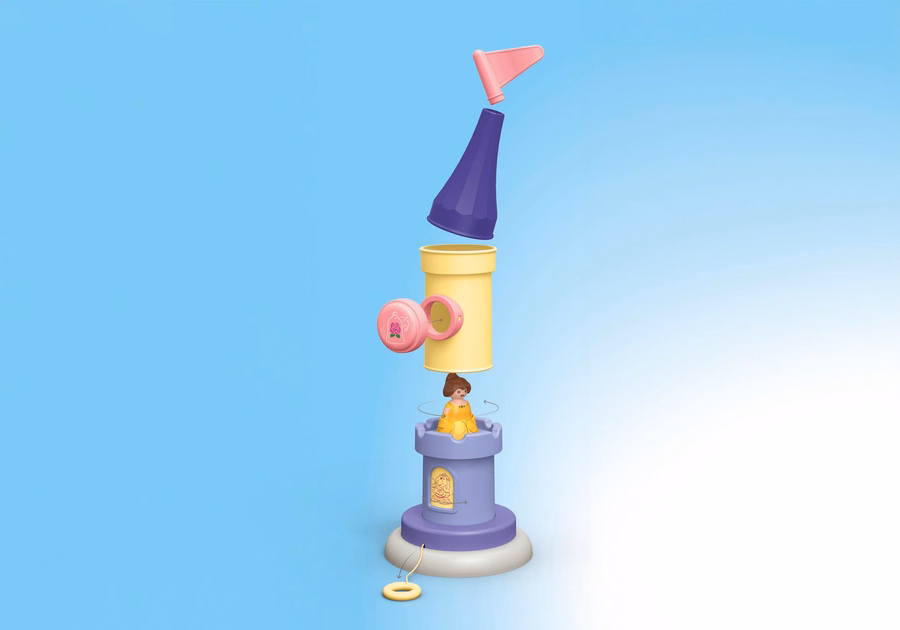 JUNIOR y Disney: Torre de juegos de Bella con sonido