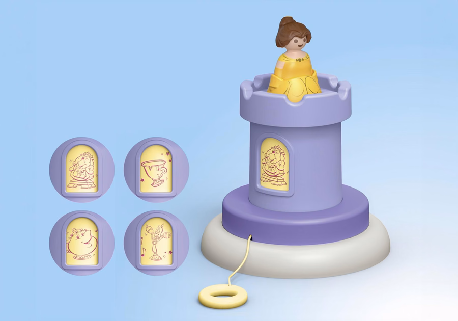JUNIOR y Disney: Torre de juegos de Bella con sonido