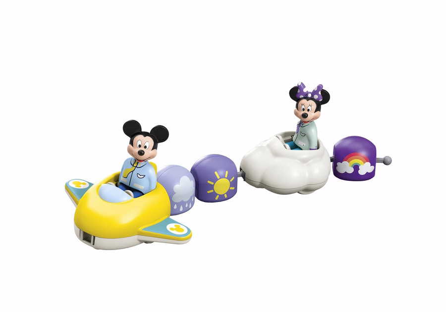 JUNIOR y Disney: El paseo en las nubes de Mickey Mouse y Minnie Mouse