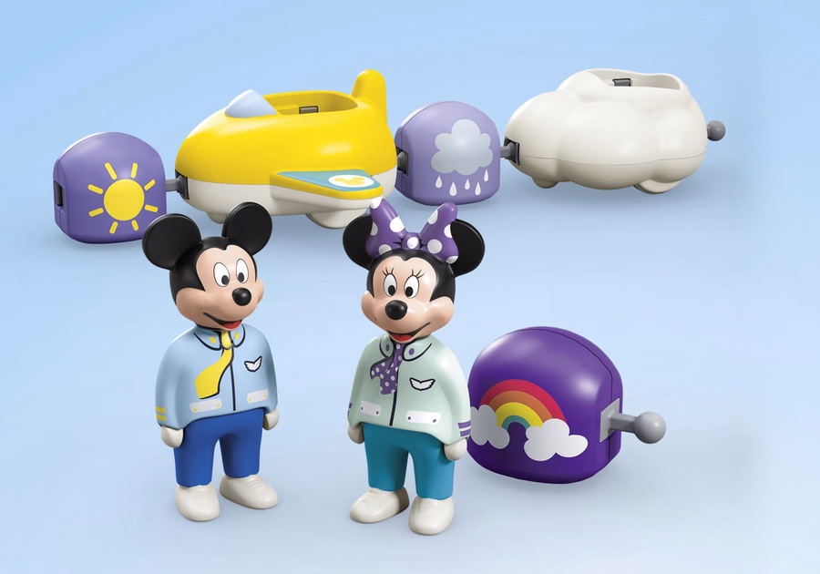 JUNIOR y Disney: El paseo en las nubes de Mickey Mouse y Minnie Mouse