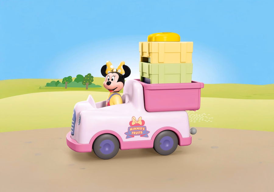 JUNIOR y Disney: El camión clasificador de frutas por colores de Minnie Mouse