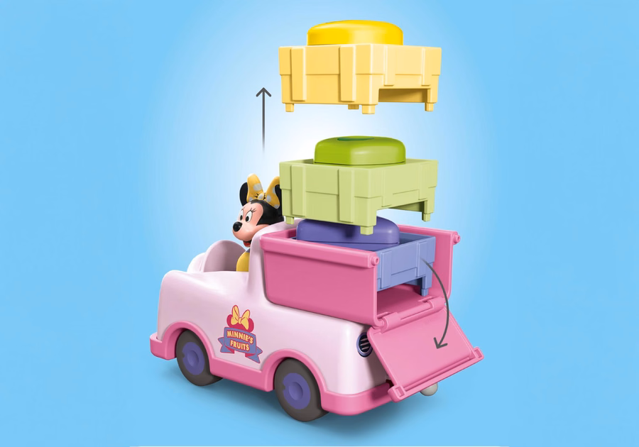 JUNIOR y Disney: El camión clasificador de frutas por colores de Minnie Mouse