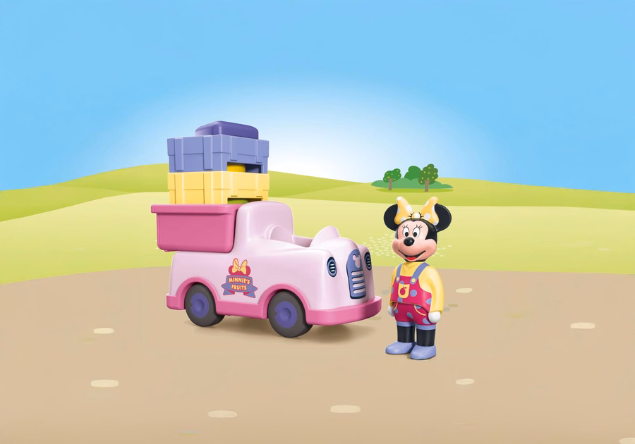 JUNIOR y Disney: El camión clasificador de frutas por colores de Minnie Mouse