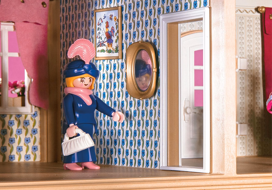 Gran casa de muñecas victoriana