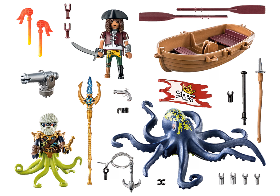 Batalla contra el pulpo gigante